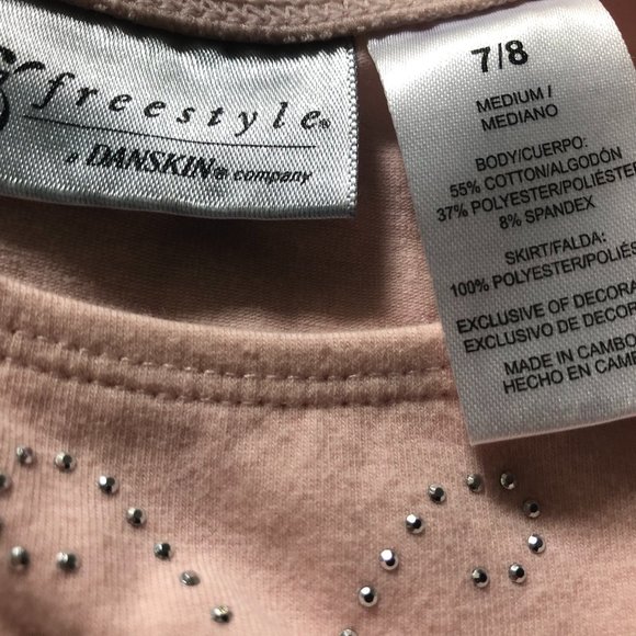 Freestyle by Danskin Leotard with Skirt Girls 7/8 - Picture 2 of 4